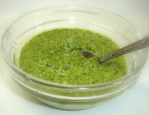 Зеленый соус
